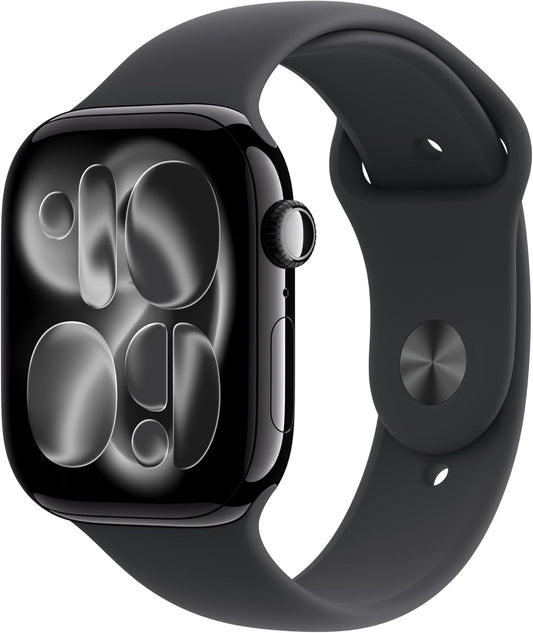 Apple Watch Series 11 46mm GPS Jet Black Aluminium Black Sport Band (New)
