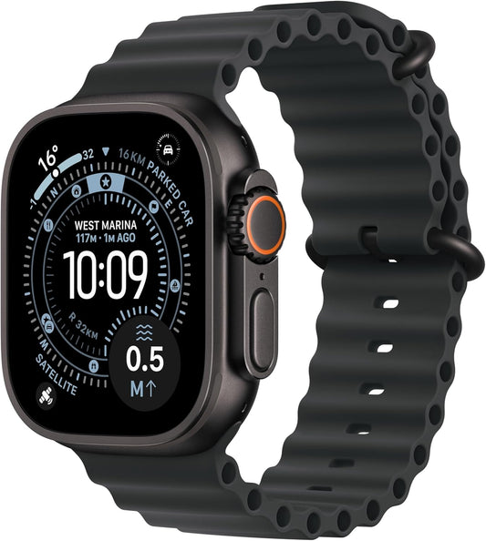Apple Watch Ultra 3 49mm GPS Cellular Black Titanium Ocean Band (New)