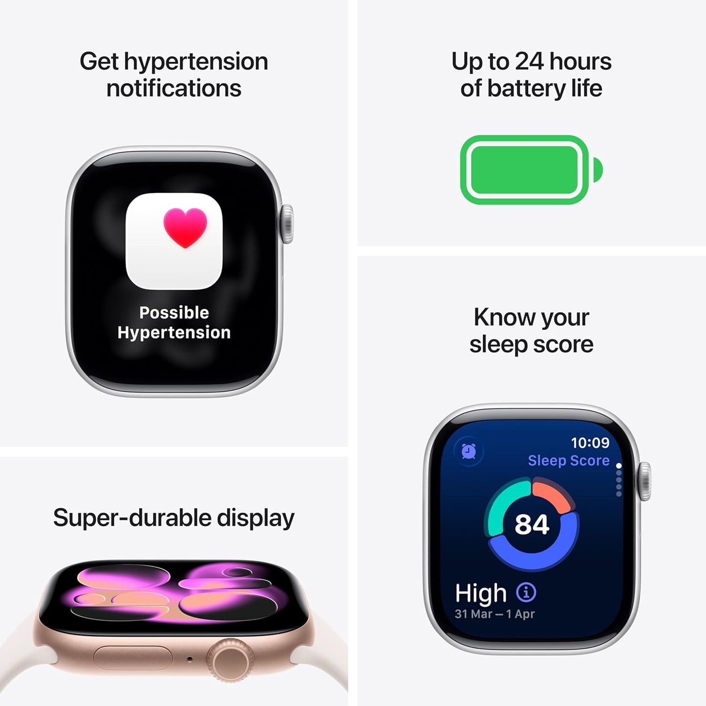 Apple Watch Series 11 46mm GPS Space Grey Aluminium Black Sport Band (New)