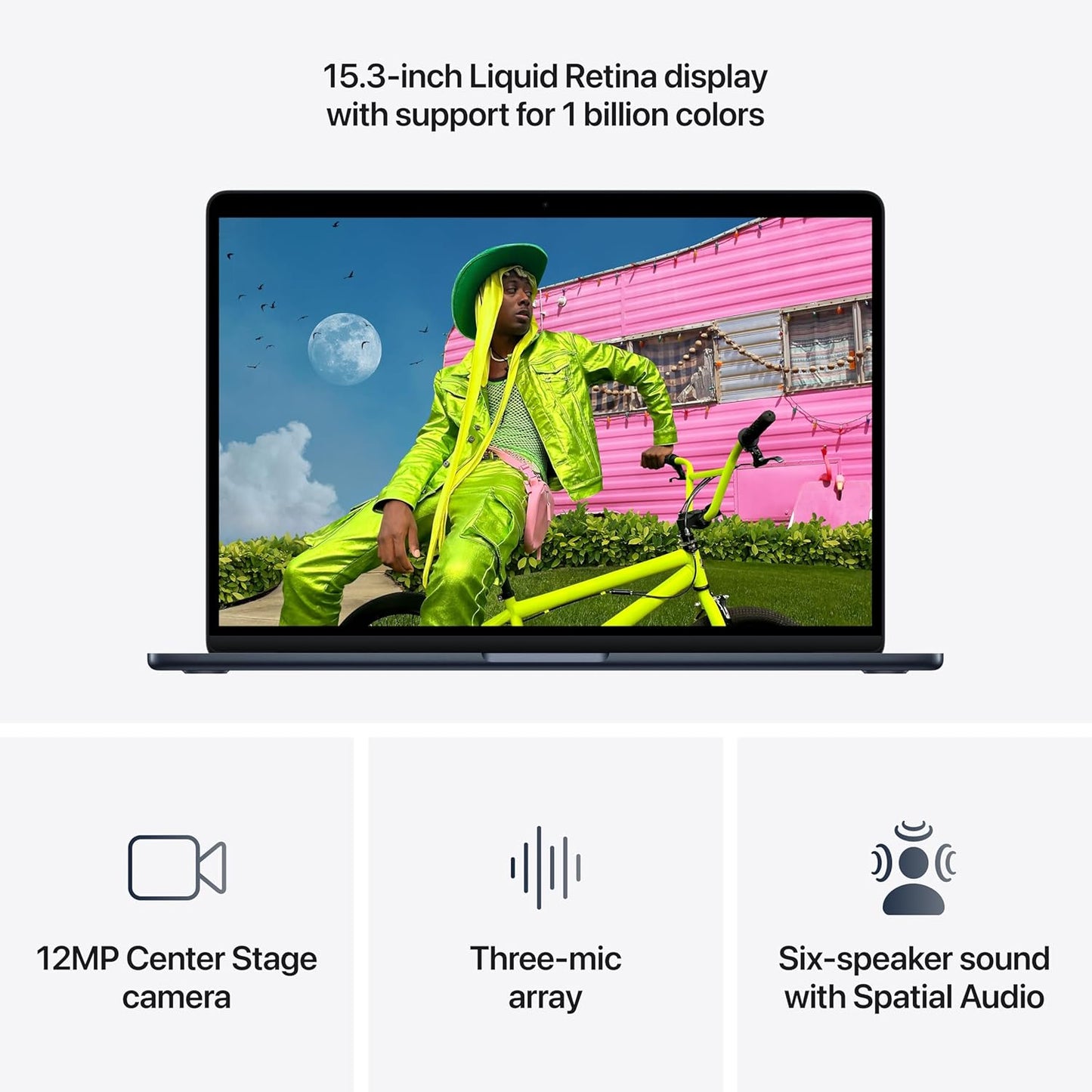 Apple MacBook Air 15" M5 16GB RAM 512GB SSD Midnight (New)